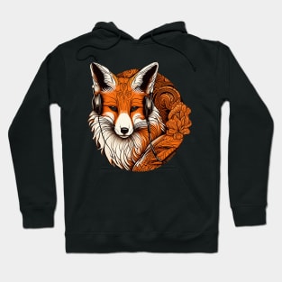 Majestic fox listening to music Hoodie